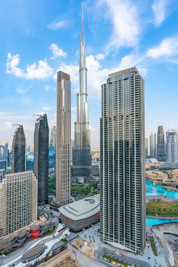 Ferienwohnung Sleeps 6 Burj Views Steps From Dubai Mall Exterior foto